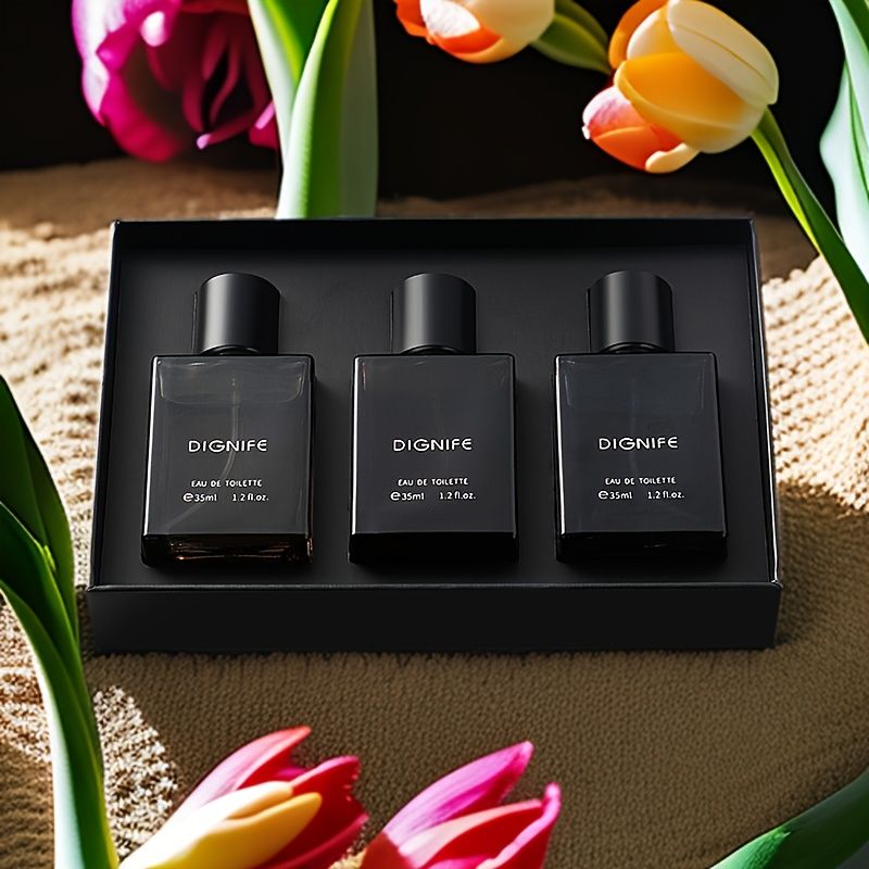 Perfume Man 's Fragrance Cologne 105ml Pheromone Parfums Homme Fresh Natural Man Fragrance Perfumes Hombre Man Perfume Gift Box 3Pcs Set