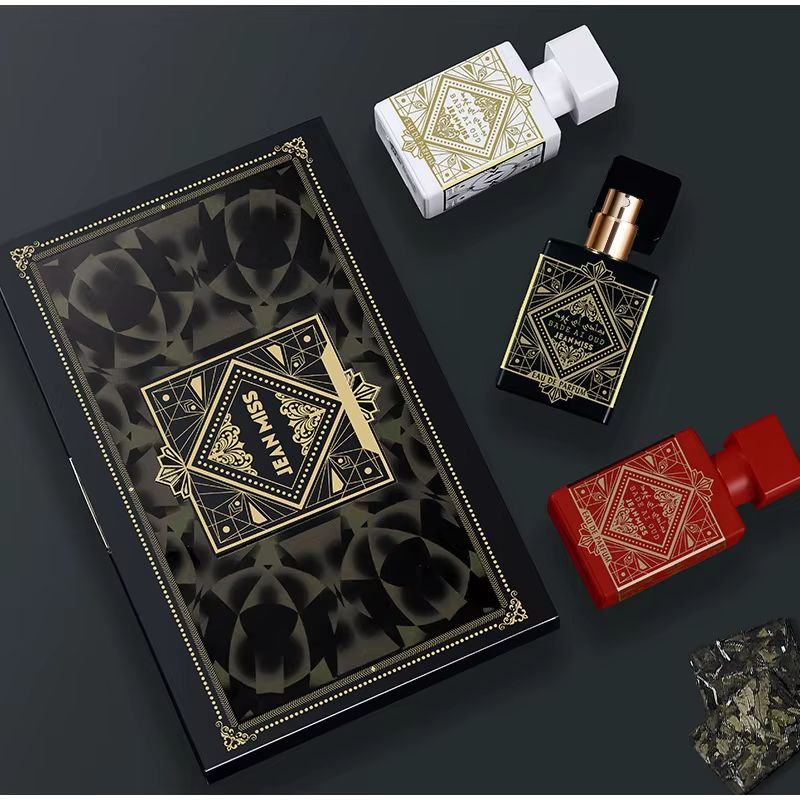 Wooden Flower Fruit Scent Genuine Man Perfume Set, Musk Cedar Amber Man Fragrance, Dating Body Spray for Unisex Perfume Gift