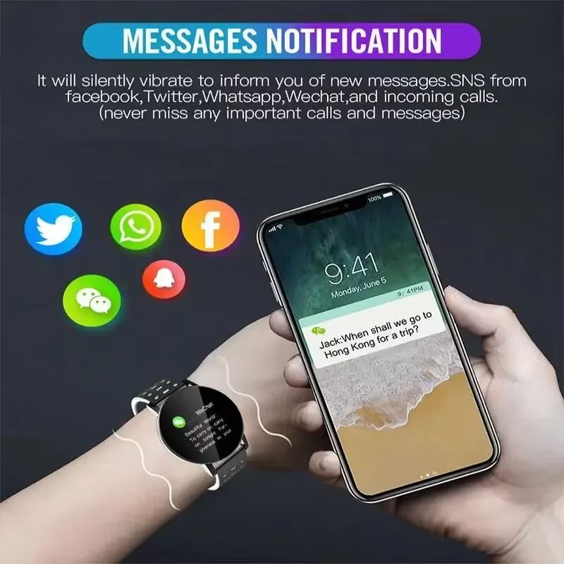 Multification Smartwatch Bluetooth Smart Watch Men Blood Pressure Women Smart Band Clock Sports Fitness Tracker Watch For Android IOS