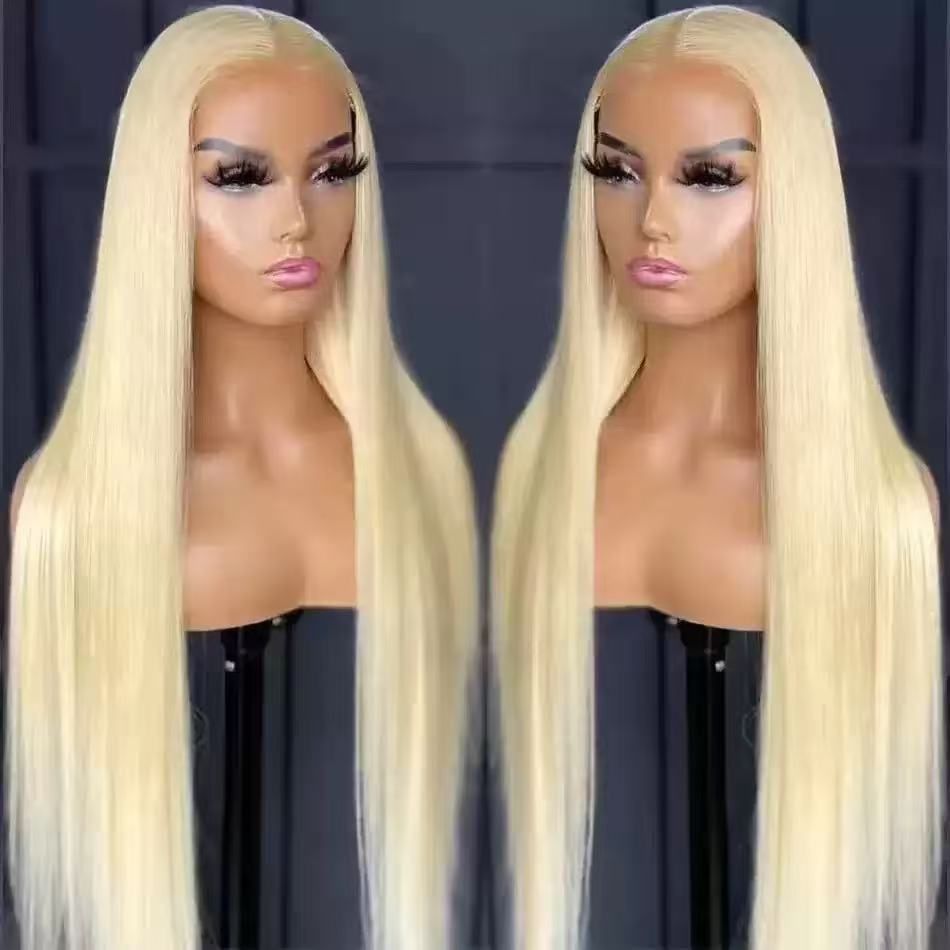 26 Inch Long Straight Wig for Lady Front Lace Wig Natural Looking Long Straight Wigs Fashion Lace Wigs for Women Multi Color Hair Wig with Free Wig Cap