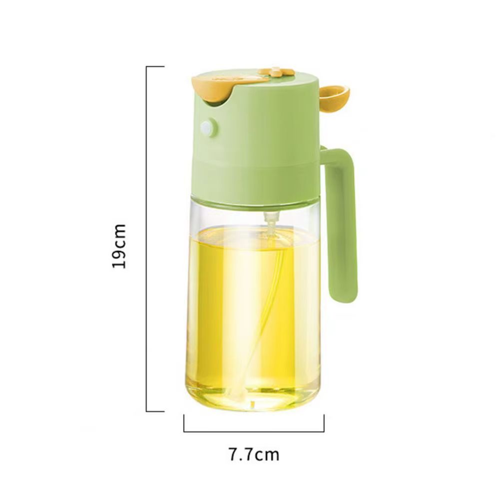 Kitchen Cooking Oil Mist Sprayer 460ml Oil Control Spray Bottle with High-Pressure Nozzle Cooking Oil Dispenser Kitchen Bottle Gadget for Cooking