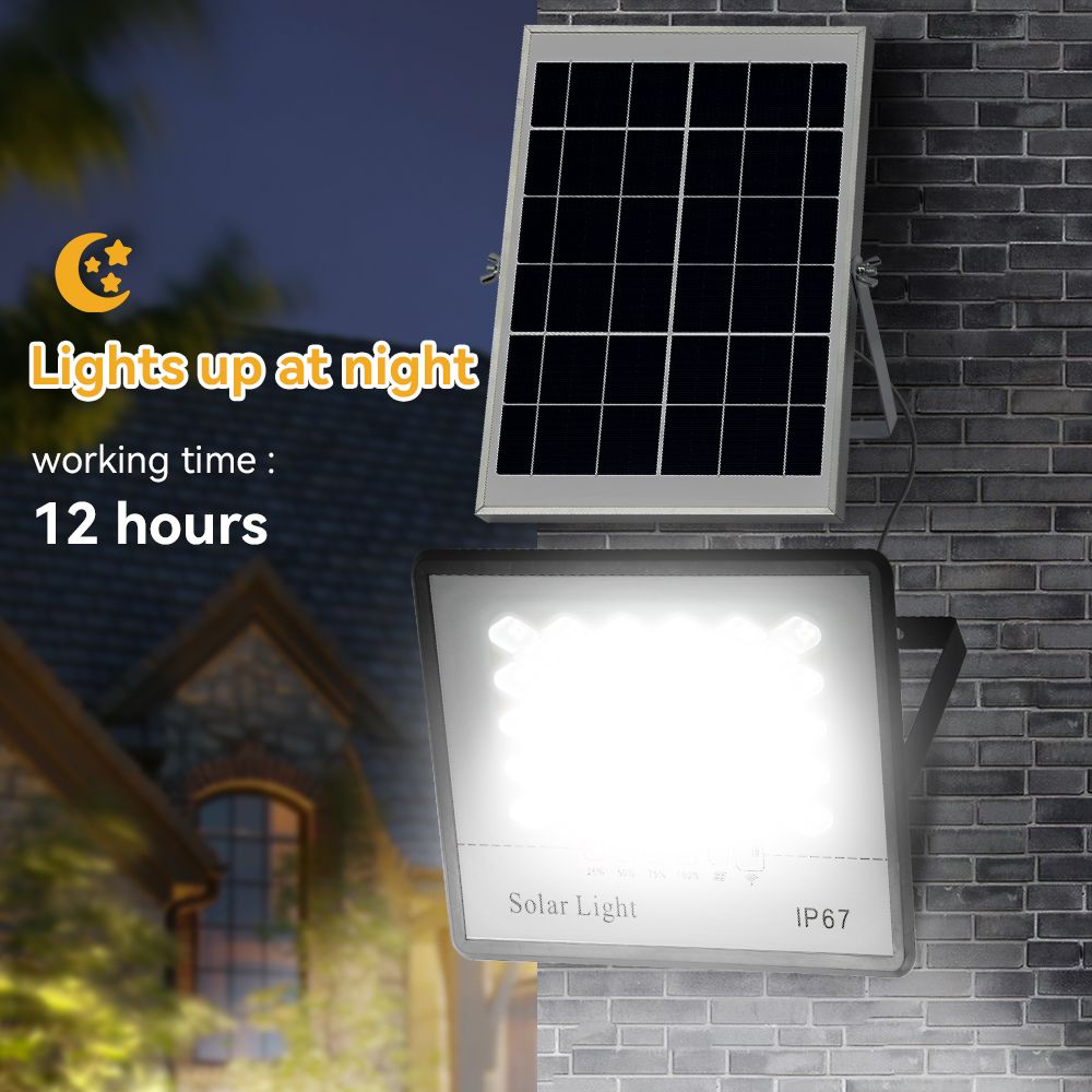 LED Solar Lights Outdoor Garden Refletor Garden Buildings Sunlight IP67 Waterproof Lamp Spotlight Emergency Lighting Wall Light