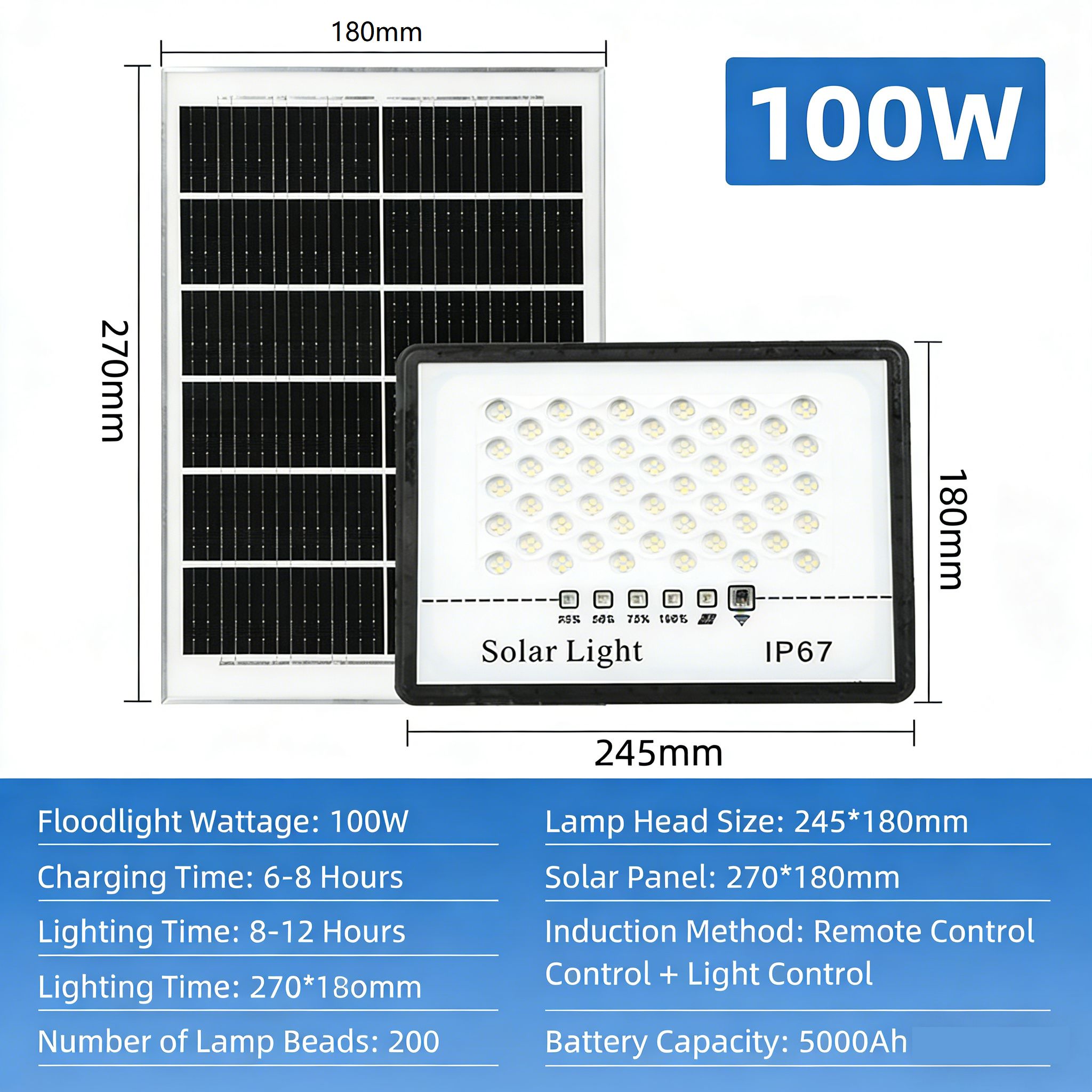 LED Solar Lights Outdoor Garden Refletor Garden Buildings Sunlight IP67 Waterproof Lamp Spotlight Emergency Lighting Wall Light