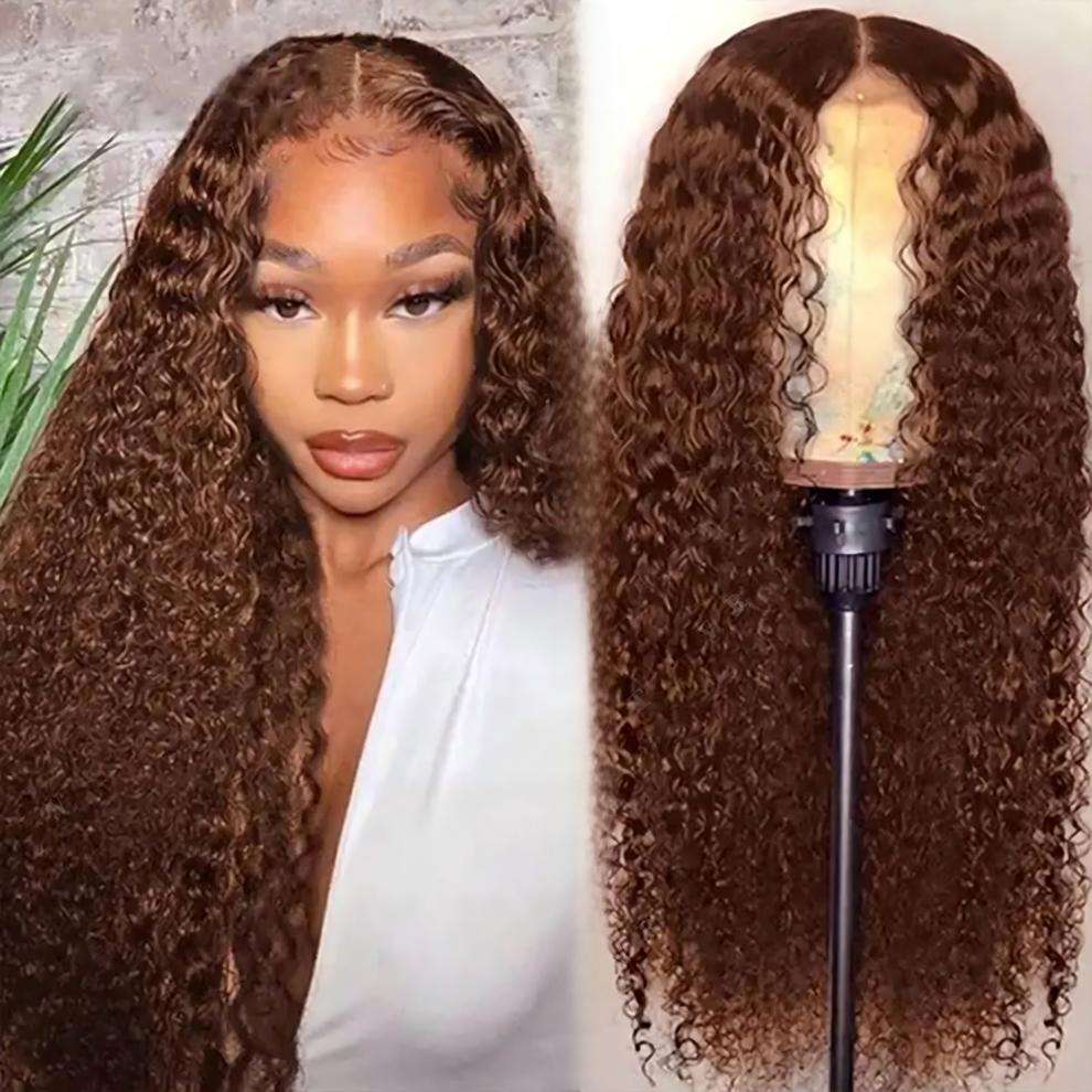 26 Inch Middle Part Kinky Curly Wig for Lady Cornrow Style Curly Wigs Synthetic Long Curly Lace Wigs Natural Looking Heat Resistant Hair Wigs for Women Daily Wear Party Wig