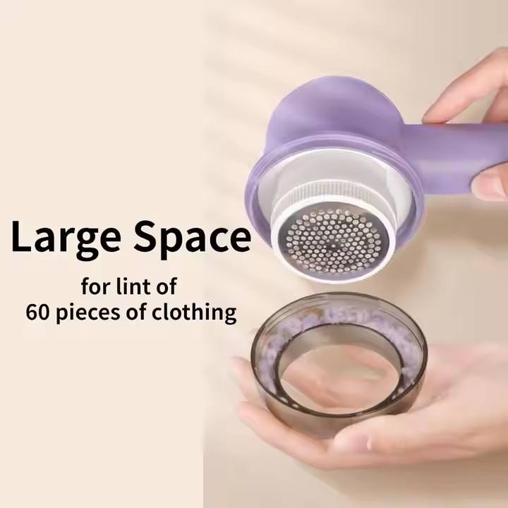 Rechargeable Electric Lint Remover Fabric Shaver Clothes Shaver with LED Display 3 Speed Lint Removal Device Portable Lint Roller with Free Replacement Blade