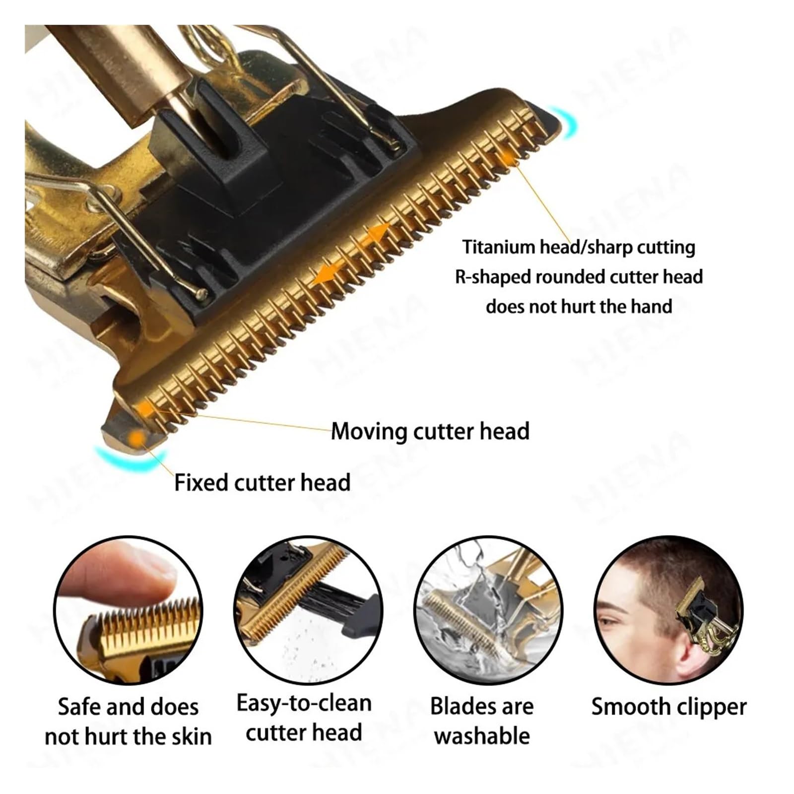 Hair Cutting Machine Shaver Rechargeable Shaver Electric Shaver Hair Clipper Shaver Beard Trimmer Shaver Hair Trimmer Machine Professional Shaver Tool for Men Grooming