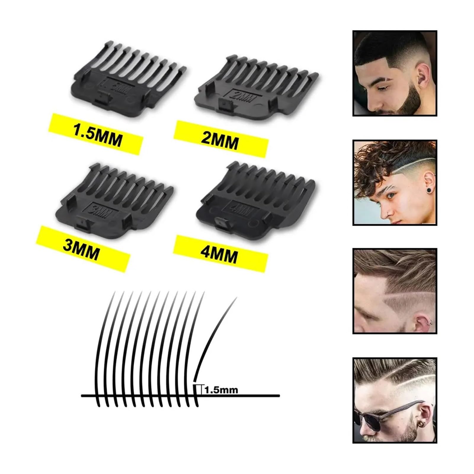 Hair Cutting Machine Shaver Rechargeable Shaver Electric Shaver Hair Clipper Shaver Beard Trimmer Shaver Hair Trimmer Machine Professional Shaver Tool for Men Grooming