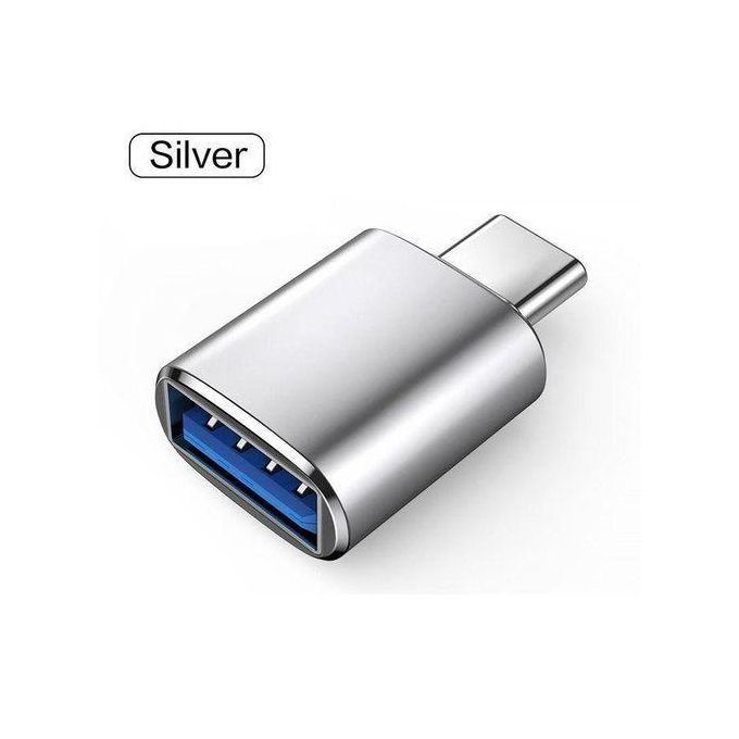USB C To USB Adapter, Type C Thunderbolt 4 OTG Converter, USB C Male To USB 3.0 Female Adapter For Apple MacBook Pro, Mac Book, IPad, Samsung Galaxy S20-S23 And More (silver)