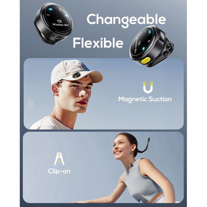 SX21 Wireless Lavalier Microphone for iPhone  Lapel Mics with Apple Lightning  Plug-Play, 150FT Range, Omnidirectional Condenser Mic for Video Recording, Interview, Podcast, Vlog, YouTube for iphone