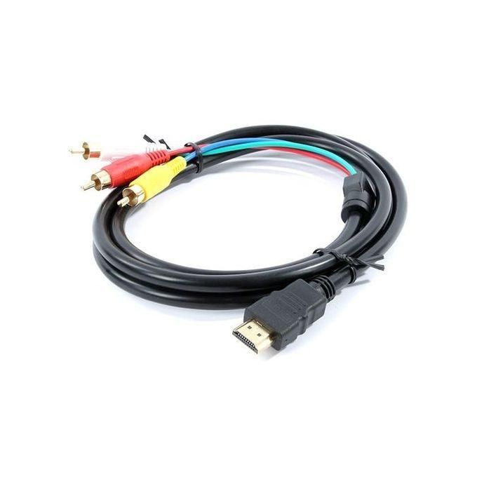 HDMI To 3-RCA Red White Yellow Video Audio Adapter Cable