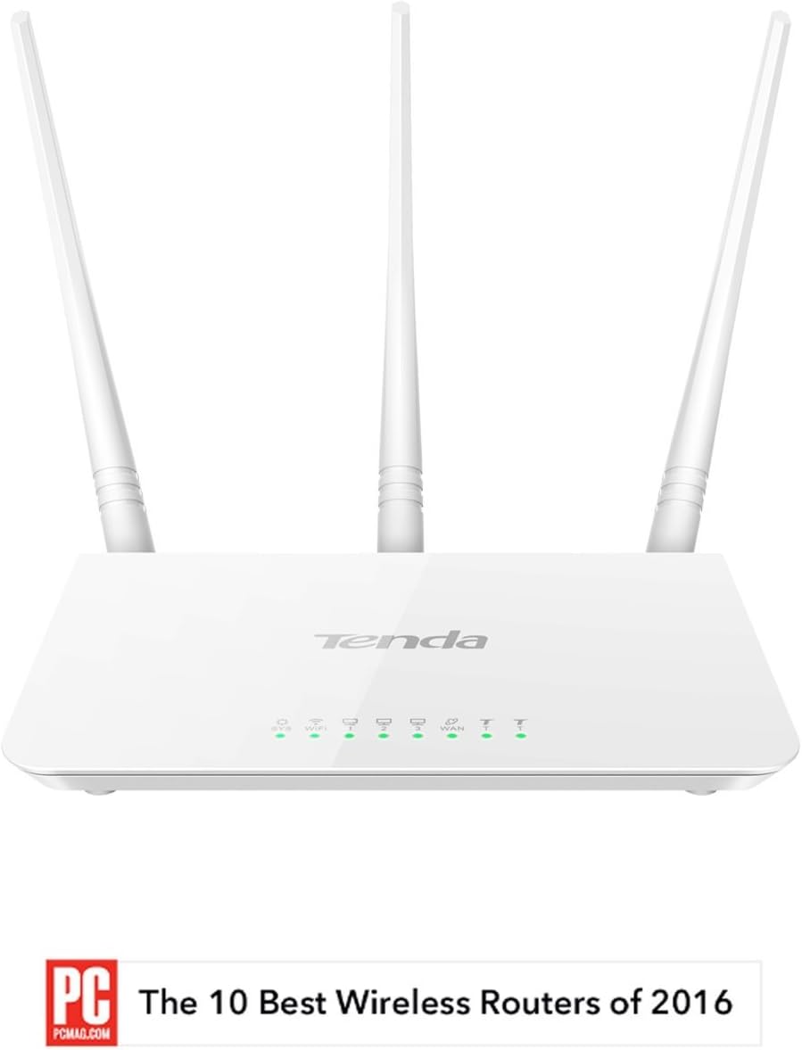 Tenda N300 300 Mbps Wireless WiFi Router White