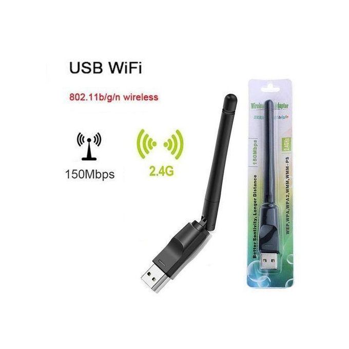 Share this product



WiFi Wireless Adapter – High-Speed Internet Booster & External Network Card - 2dB Antenna for Set-Top Box & PC