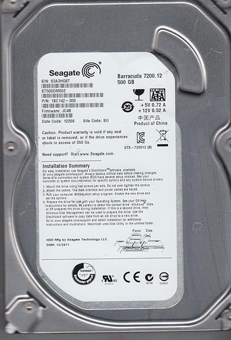Seagate Desktop Internal Hard Disk 3.5 Inch