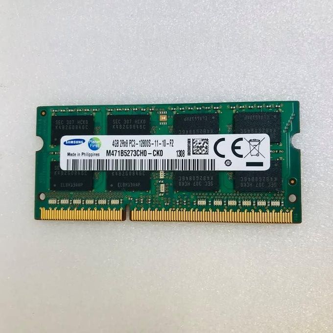 Samsung 4GB DDR3 DRAM 1600MHz PC3-12800 PC3-12800S CL11 SODIMM 204 Pin 1.5V 2Rx8 Non-ECC Unbuffered Laptop Notebook Computer SO-DIMM Memory DDR3 RAM Module Upgrade