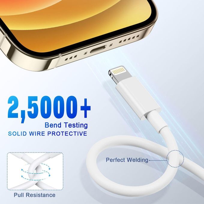 USB C to Lightning Cable iPhone Fast Charger Cable