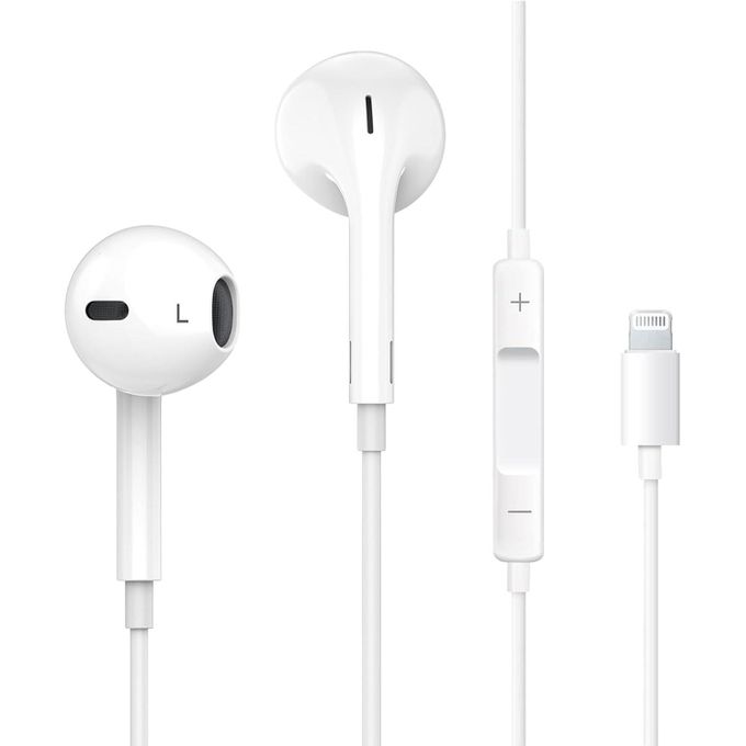 Headphones for iPhone Wired Earbuds with Built-in Microphone & Volume Control Nosie Reduction Lightning Earphones Compatible with iPhone 14/13/12/11/XR/XS/X/8/7/SE/Pro/Pro Max
