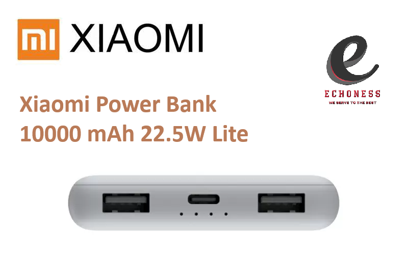 NEW ARRIVAL Xiaomi Power Bank 10000 mAh 22.5W Lite, Fast and Efficient Charging, 4.5 hour Charging Time, Dimensions 148.4 x 73 x 15 mm, Operating Temperature 5 °C to 35 °C