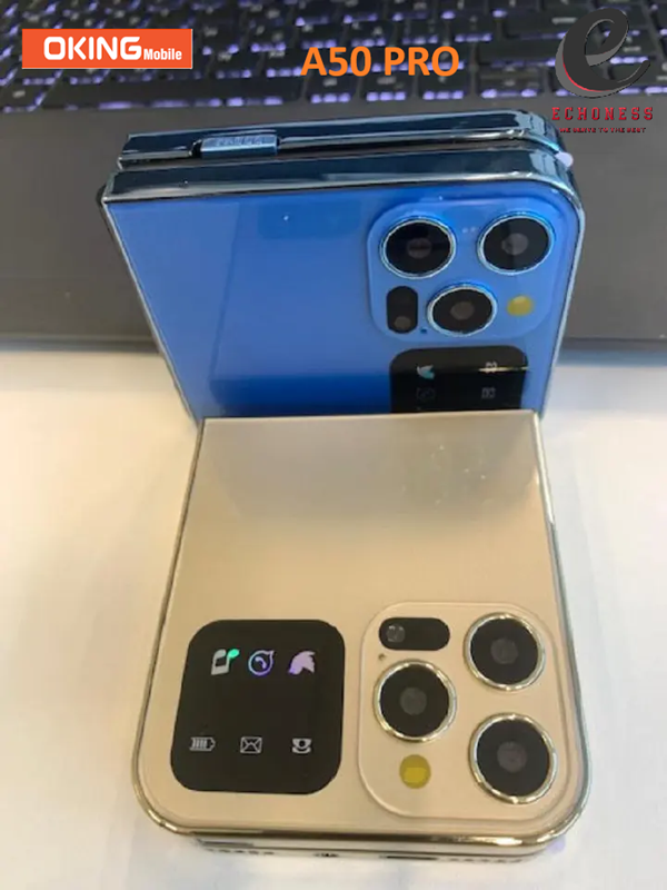 NEW ARRIVAL Oking A50 Pro Flip Phone, 2.6″ (Dual SIM), Wireless FM