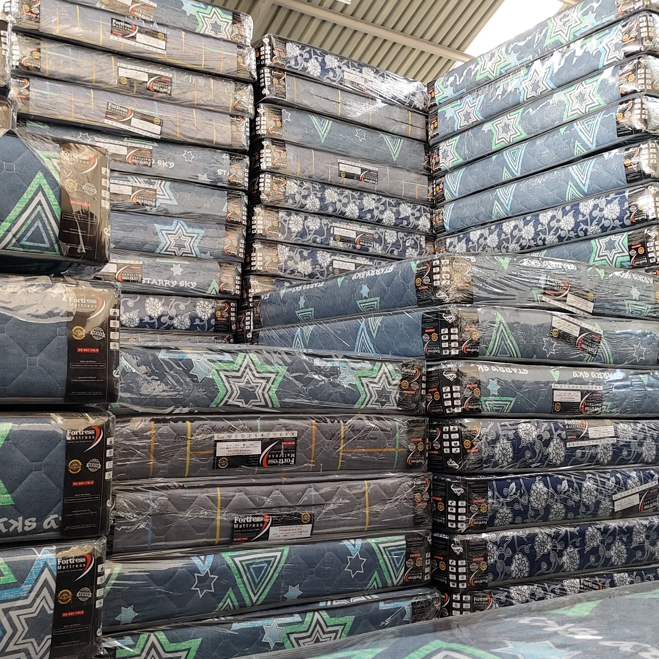 Fortress Premium Mattress [Greyish 08] - Orthopedic - Long Lasting - High Density- High Quality - Quilted Mattress