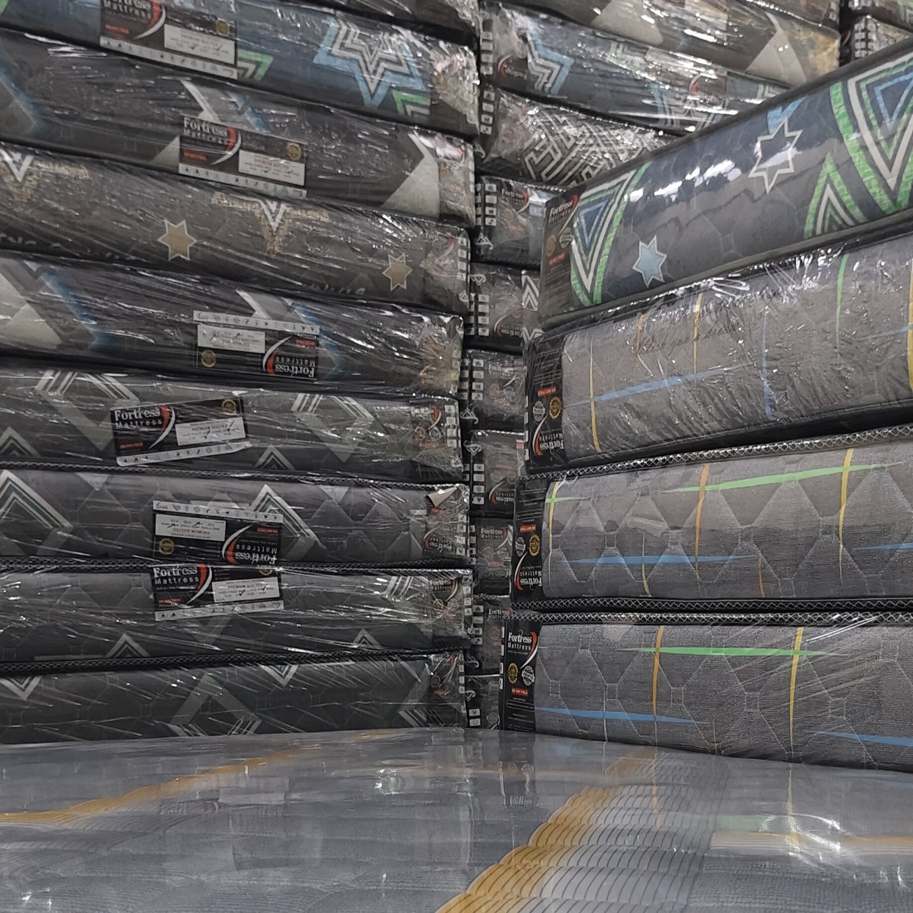 Fortress Premium Mattress [Greyish 09] - Orthopedic - Long Lasting - High Density- High Quality - Quilted Mattress