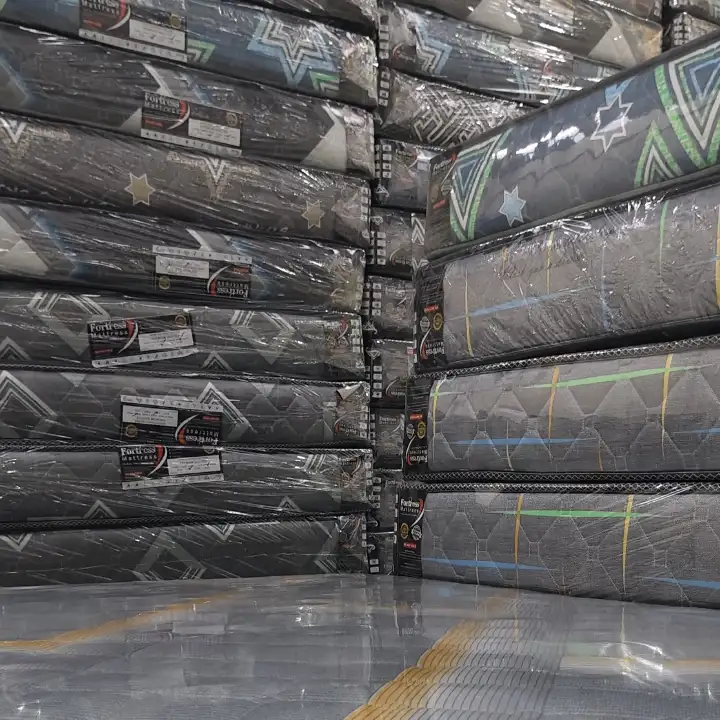 Fortress Premium Mattress [Greyish 09] - Orthopedic - Long Lasting - High Density- High Quality - Quilted Mattress