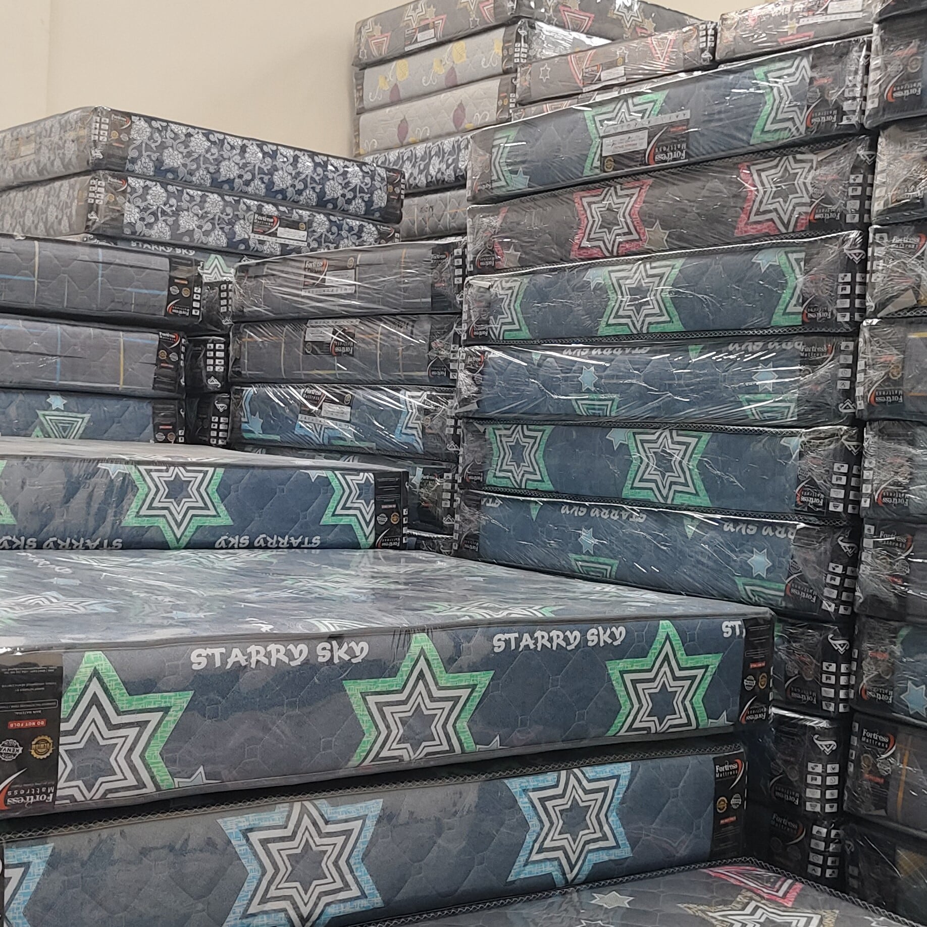 Fortress Premium Mattress [Greyish 09] - Orthopedic - Long Lasting - High Density- High Quality - Quilted Mattress