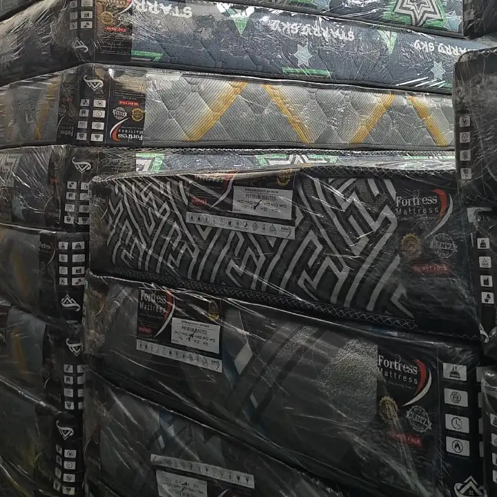 Fortress Premium Mattress [Greyish 09] - Orthopedic - Long Lasting - High Density- High Quality - Quilted Mattress