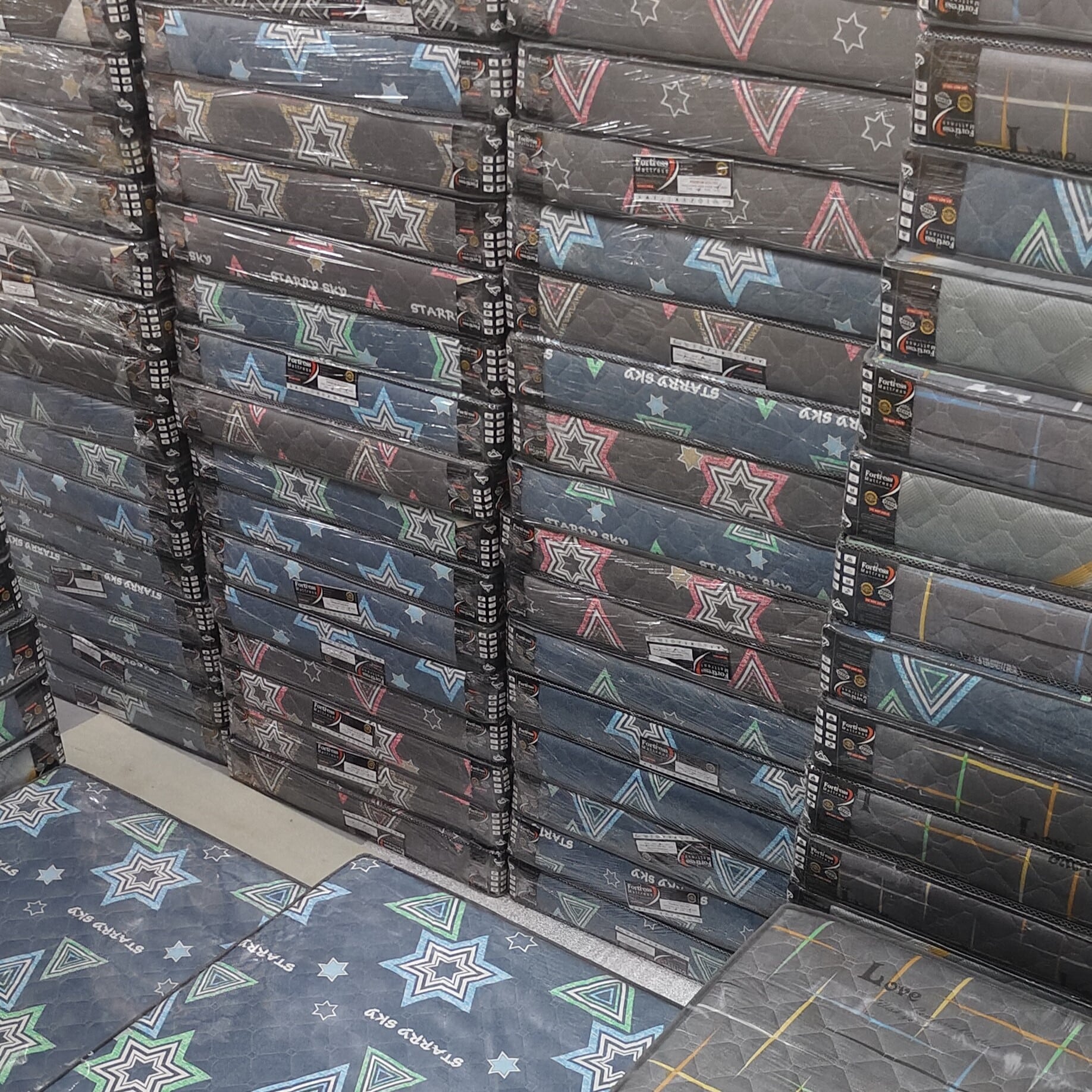 Fortress Premium Mattress [Greyish 09] - Orthopedic - Long Lasting - High Density- High Quality - Quilted Mattress