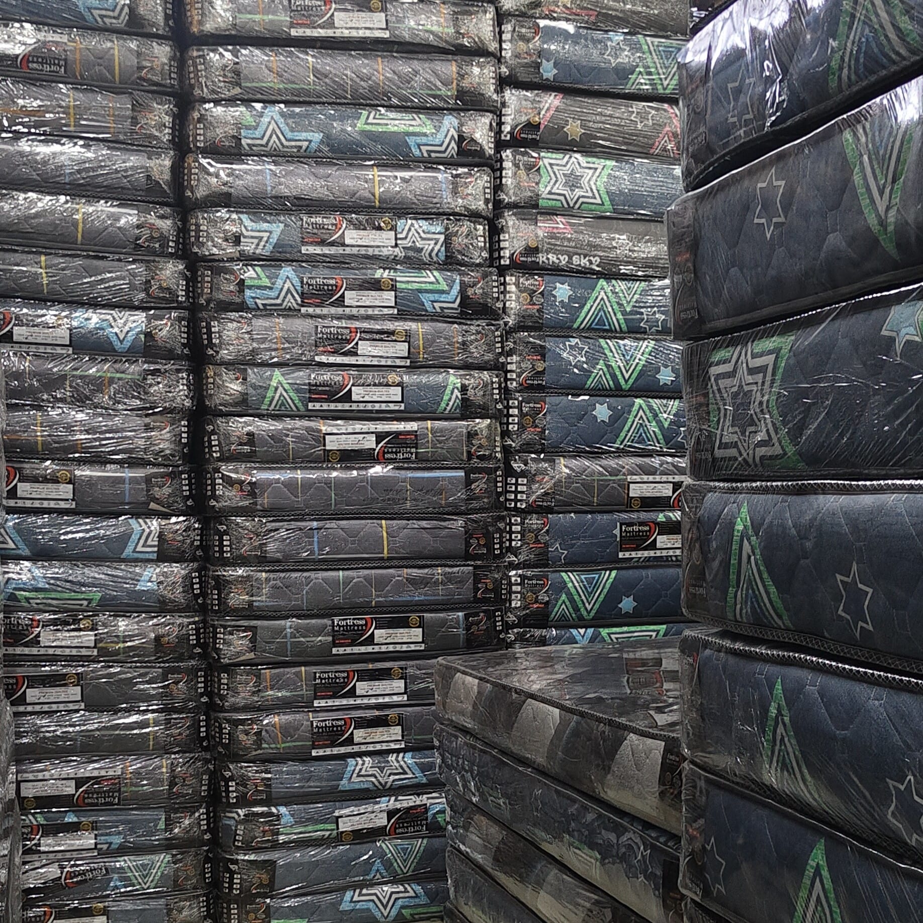 Fortress Premium Mattress [Greyish 09] - Orthopedic - Long Lasting - High Density- High Quality - Quilted Mattress