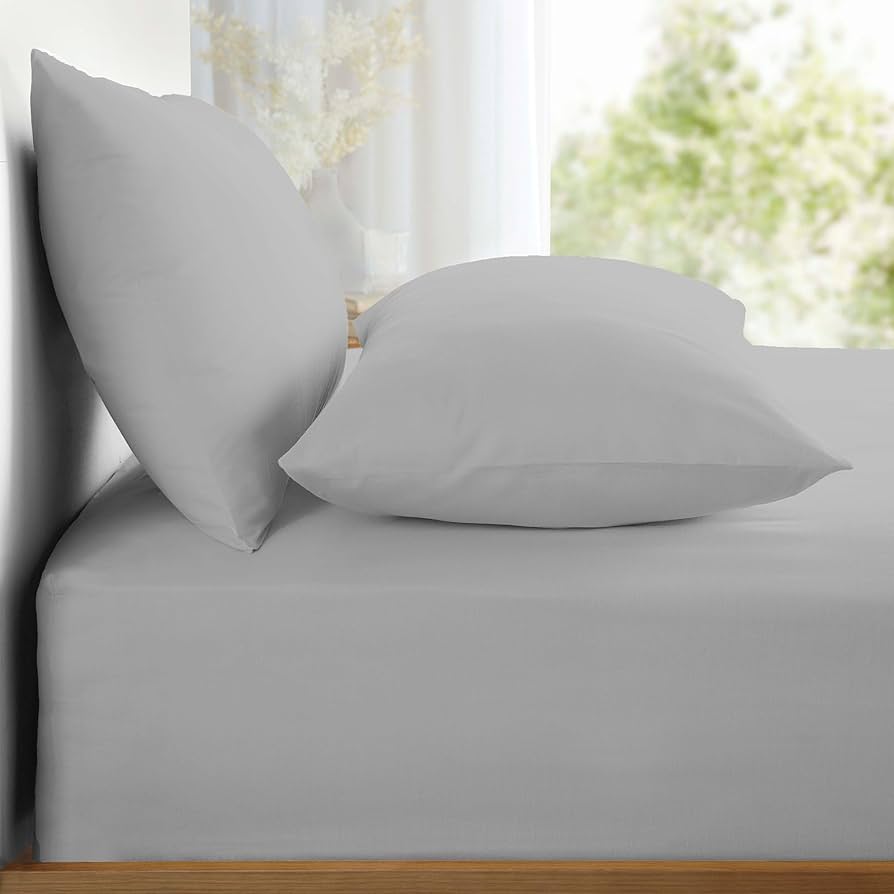 6x6 Luxury Cotton Bedsheet Set (2pc Bedsheets + 2pc Pillowcases) - Random Color Dispatch