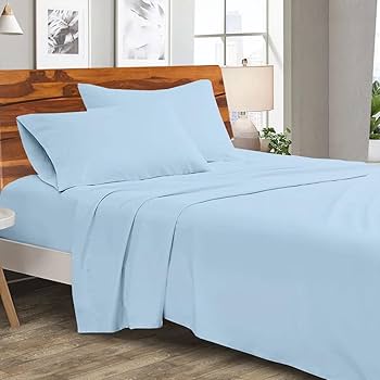 6x6 Luxury Cotton Bedsheet Set (2pc Bedsheets + 2pc Pillowcases) - Random Color Dispatch