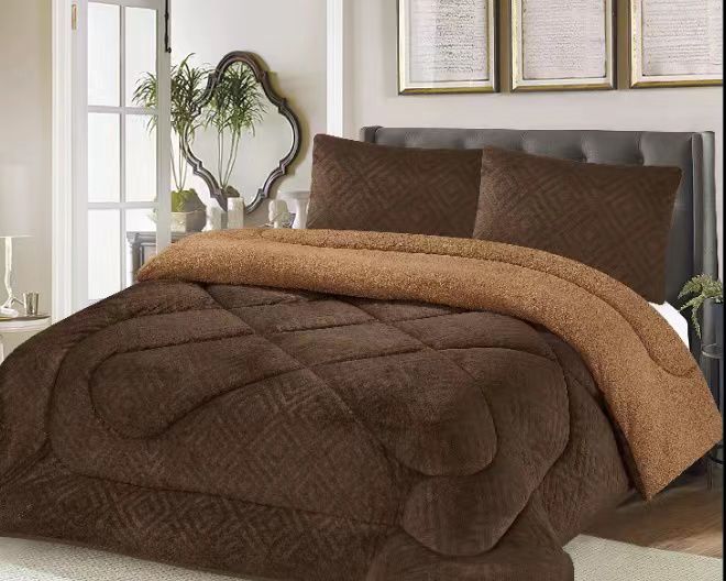 Luxury Woolen Duvet Warm Blanket 5x6 - Random Color Dispatch