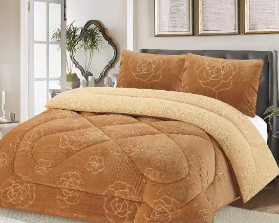 Luxury Woolen Duvet Warm Blanket 5x6 - Random Color Dispatch
