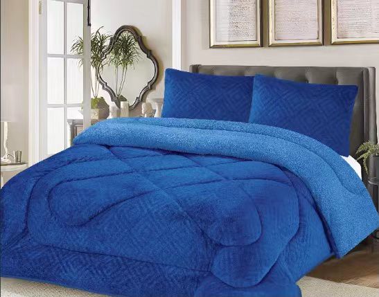 Luxury Woolen Duvet Warm Blanket 5x6 - Random Color Dispatch