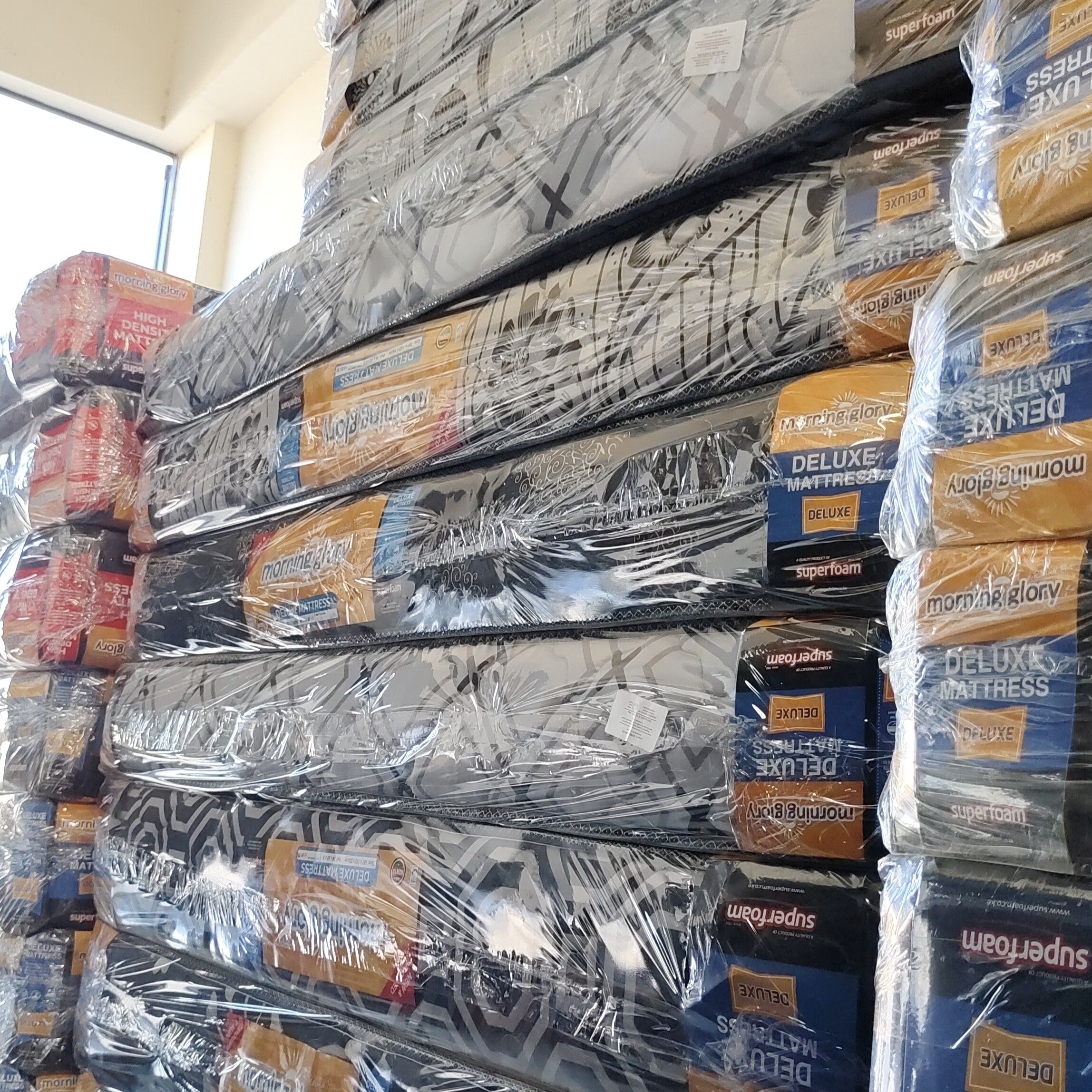 Medium Density Foam Furnished Mattress - Random Color Dispatch - Soft Support Mattress - Pressure-Relieving Comfort-Focused - Morning Glory