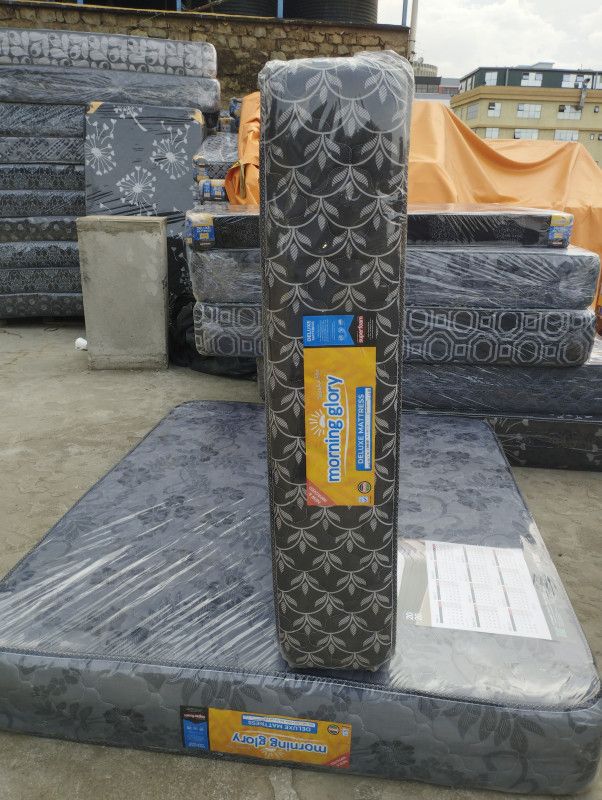 Medium Density Foam Quilted Mattress - Random Color Dispatch - Soft Support Mattress - Pressure-Relieving Comfort-Focused - Morning Glory