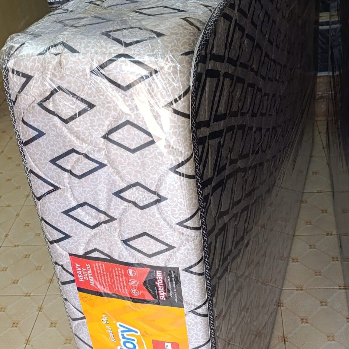 High Density Foam Quilted Mattress - Random Color Dispatch - Firm Support Mattress - Pressure-Relieving Comfort-Focused - Morning Glory