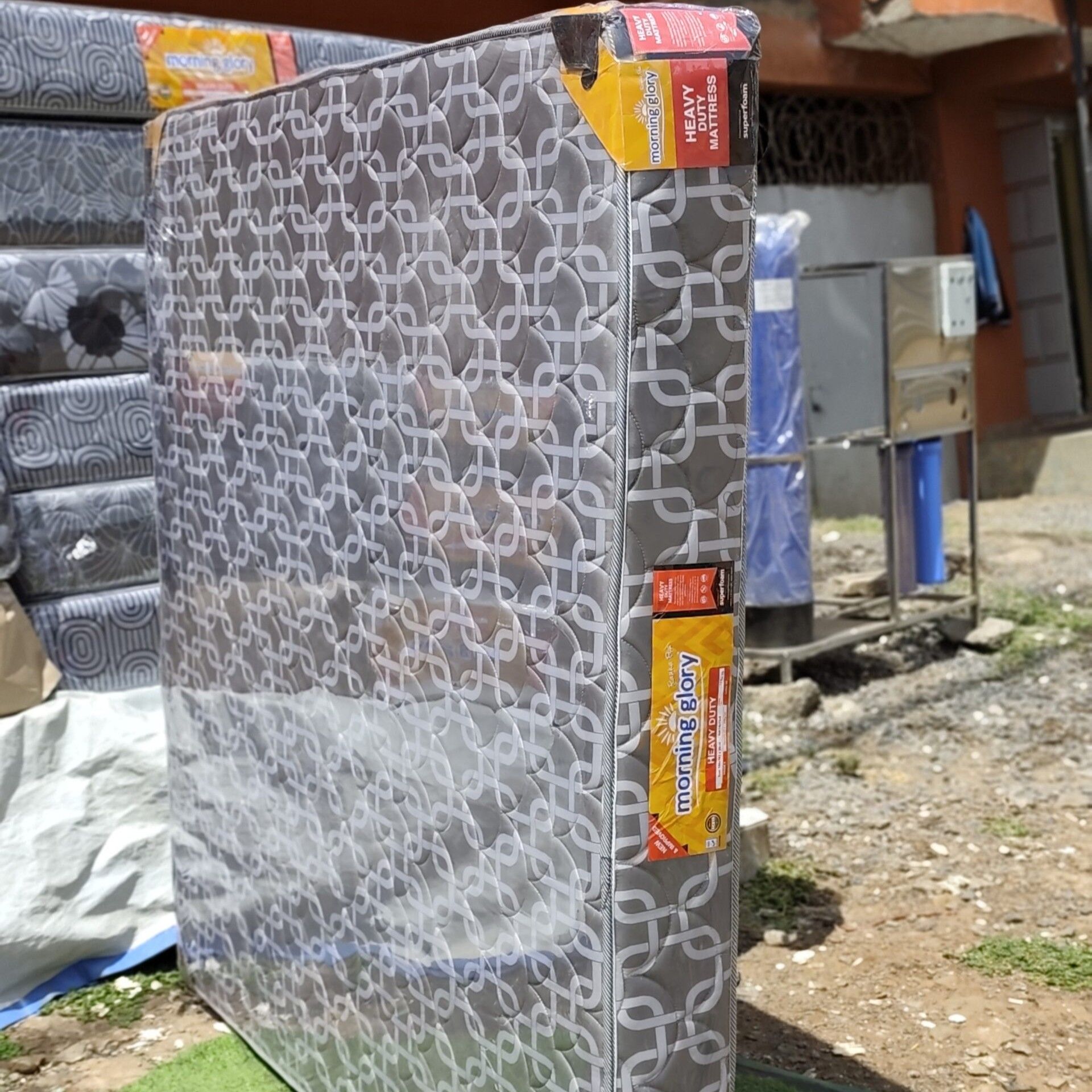 High Density Foam Quilted Mattress - Random Color Dispatch - Firm Support Mattress - Pressure-Relieving Comfort-Focused - Morning Glory