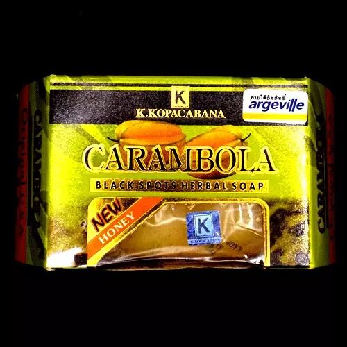 OFFER !!! Pack of 2 Argeville Carambola Plus Honey Anti-acne Wrinkles Black Spots Herbal/Carambola Herbal Soap -for Pimples & Blackheads Soap 120 Grams