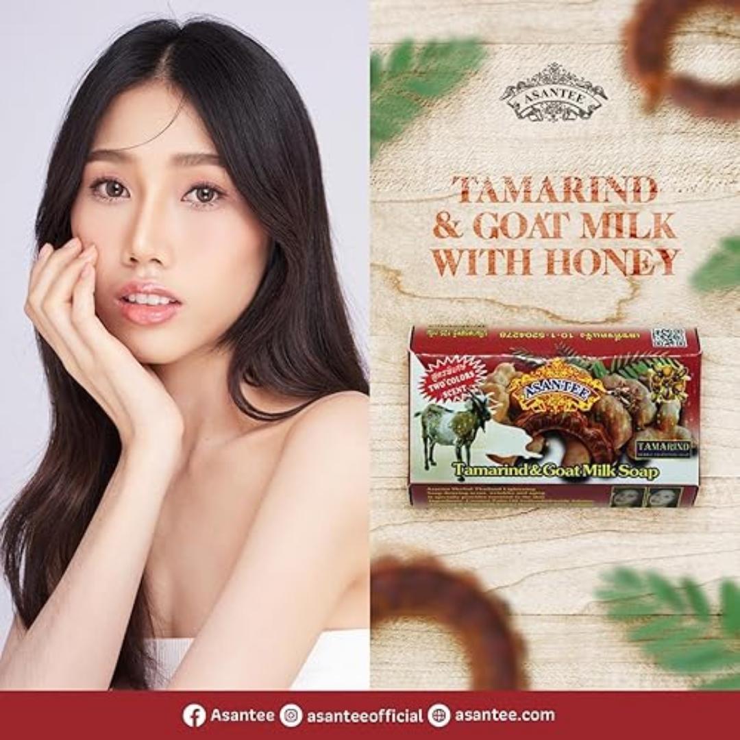 ASANTEE TAMARIND & GOAT MILK HERBAL SOAP 125 G/ASANTEE TAMARIND & GOAT MILK HERBAL SOAP