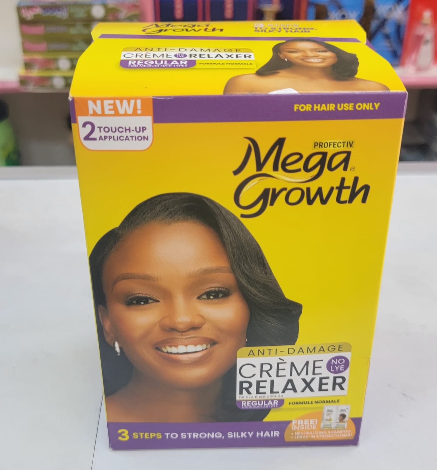 Mega Growth Relaxer 2Touch – Strengthens & Protects Hair During Relaxing Process