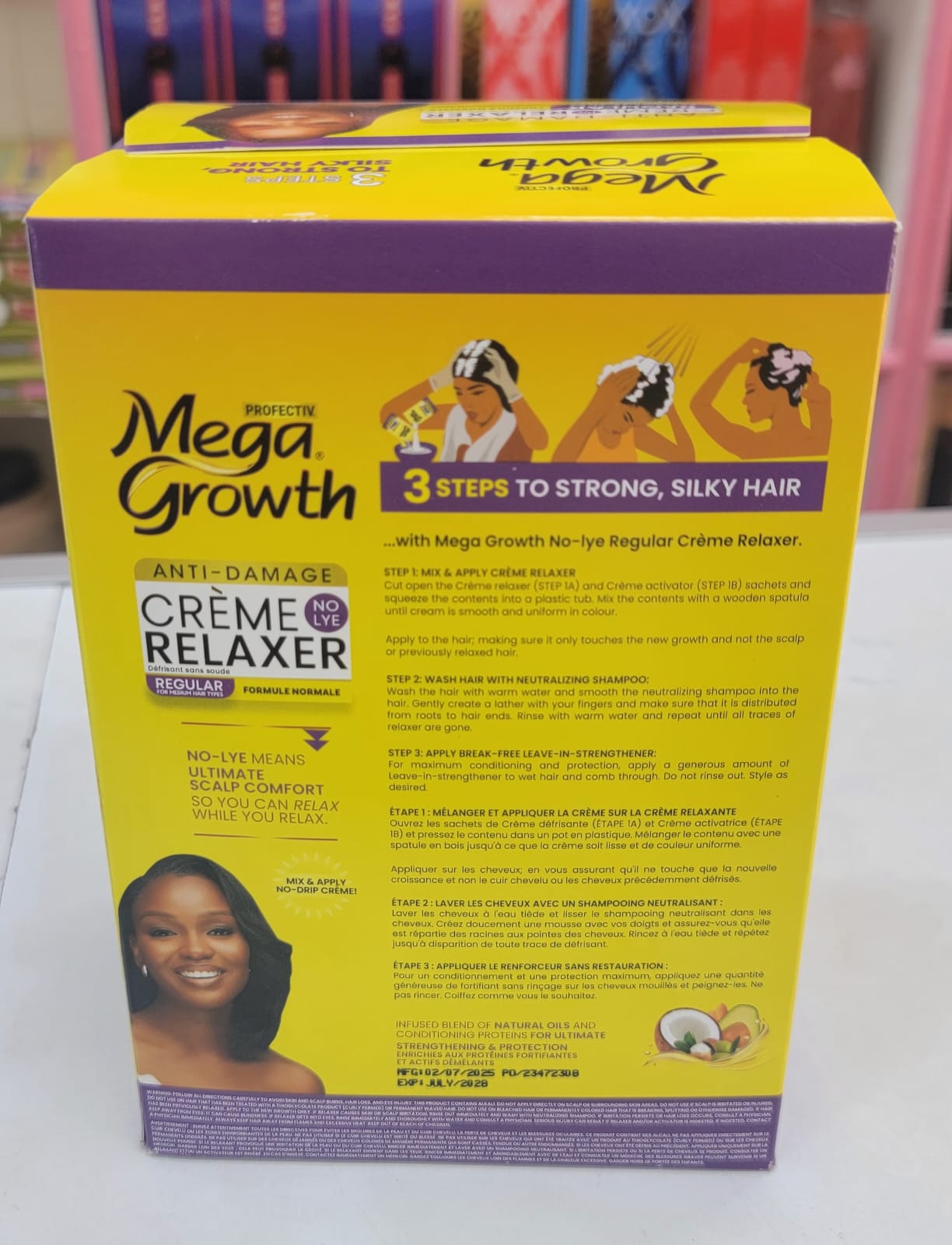 Mega Growth Relaxer 2Touch – Strengthens & Protects Hair During Relaxing Process