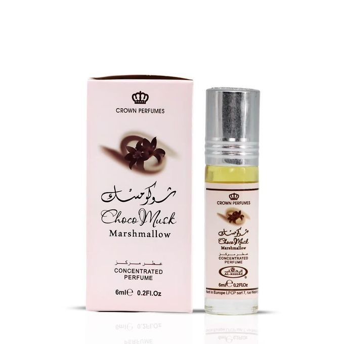 Al Rehab Choco Musk Marshmallow Perfume Oil – 6 ml | Sweet Chocolate & Creamy Vanilla Fragrance | Long-Lasting Unisex Attar