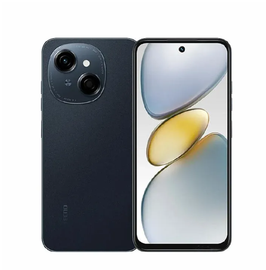 TECNO POP 9 128GB + 6(3+3)GB 4.5G Fast Network 6.6" 120Hz Phone Dual Speakers IP54 Waterproof 13MP 5000mAh Type-C Android 14 Dual SIM Smart Phones Side Fingerprint Phones