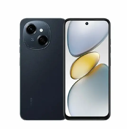TECNO POP 9 128GB + 6(3+3)GB 4.5G Fast Network 6.6" 120Hz Phone Dual Speakers IP54 Waterproof 13MP 5000mAh Type-C Android 14 Dual SIM Smart Phones Side Fingerprint Phones
