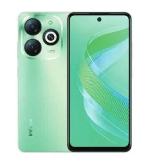Infinix SMART 8 64GB + 2GB RAM 6.6" inches 5000Mah battery capacity with Type-C charging 13MP dual AI camera fingerprint lock Smart Phones phone