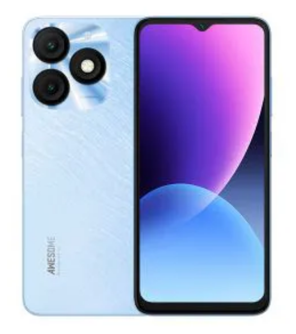 [Anniversarry Sale] Itel A50 64GB+(2+4)6GB RAM 6.6" Screen Phone Dual SIM 8MP+5MP Camera 5000mAh Baterry Fingerprint And Face Unlock Smart Phones