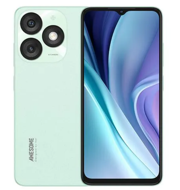 [Anniversarry Sale] Itel A50 64GB+(2+4)6GB RAM 6.6" Screen Phone Dual SIM 8MP+5MP Camera 5000mAh Baterry Fingerprint And Face Unlock Smart Phones