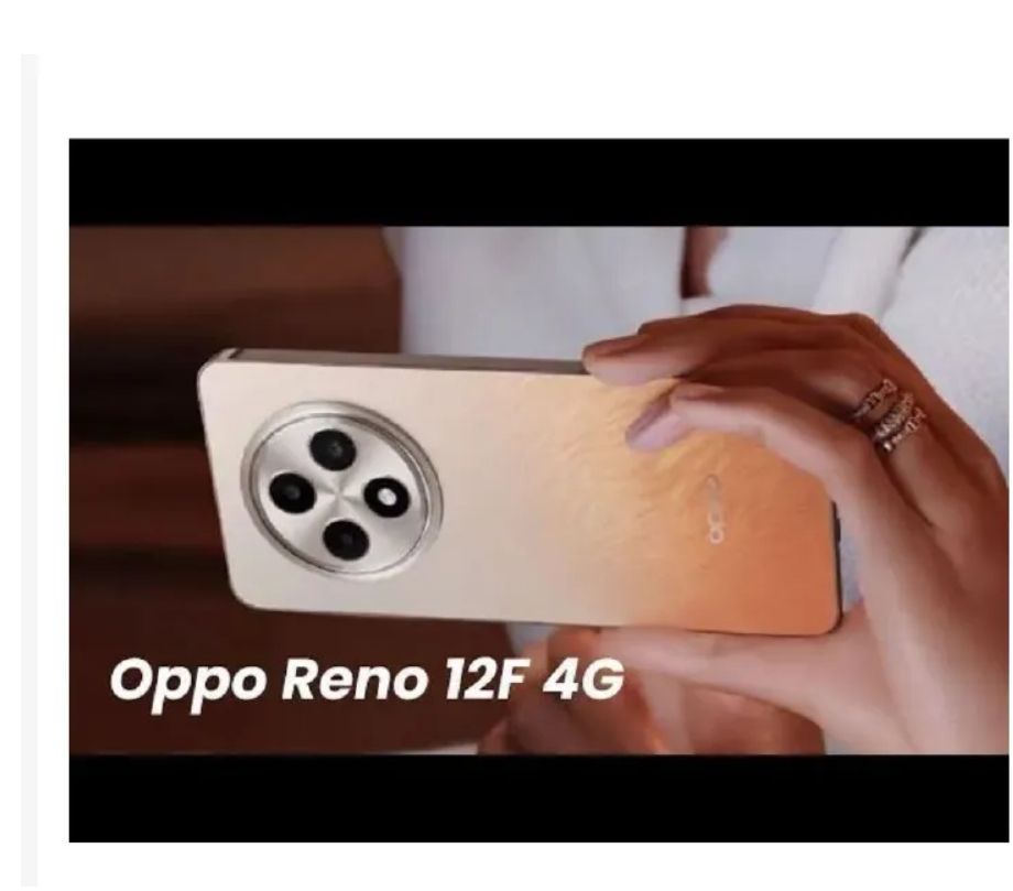 [Brand New] Oppo Reno 12F 4G 8GB+256GB 6.67 Inches AMOLED 120Hz Display 50MP+32MP Front and Back Camera 5000mAh Battery 45W Fast Charge IP64 Dust Water Resistant Smart Phone