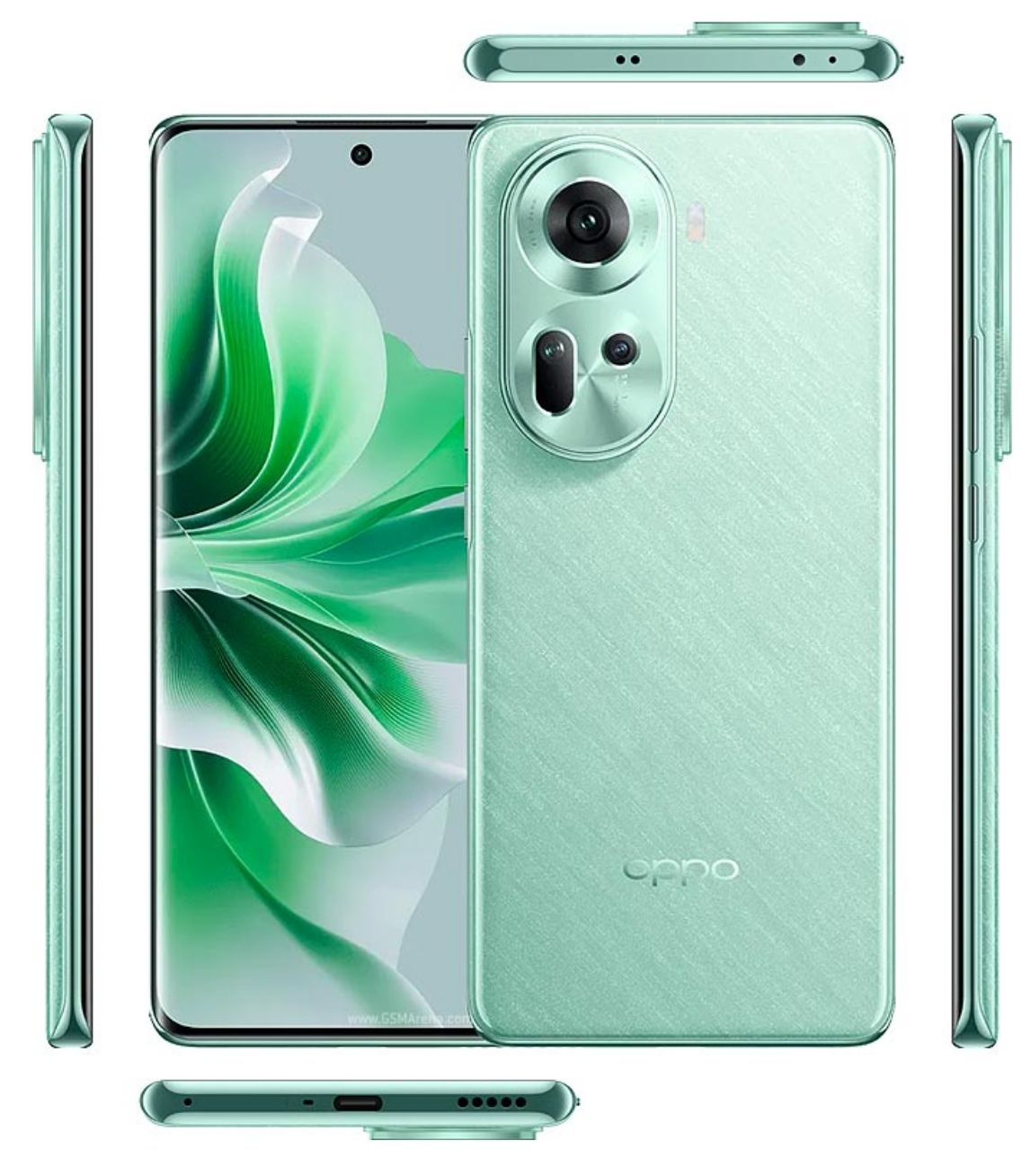 [Anniversary Offer] Oppo Reno 11 5G 12GB+256GB 6.7" HDR10+ 120Hz AMOLED Display 50MP Camera MTK Dimensity 7050 5000mAh Battery 67W Fast Charging Android Smartphone